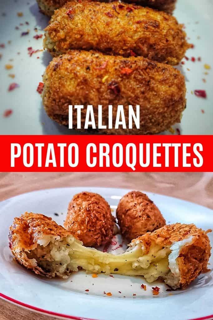 Italian potato croquettes