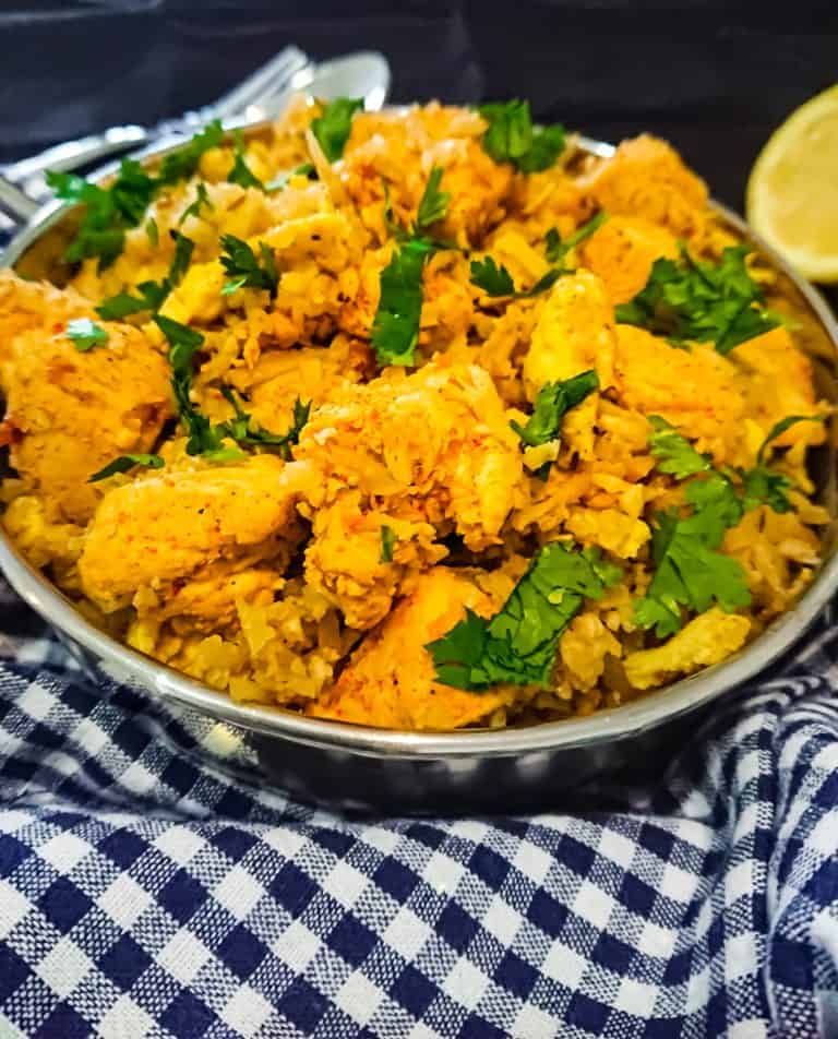 Keto Cauliflower Rice Biryani With Chicken - Go Healthy Ever After