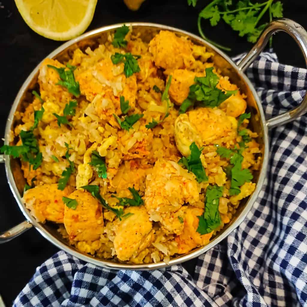 Keto Cauliflower Rice Biryani With Chicken - Go Healthy Ever After