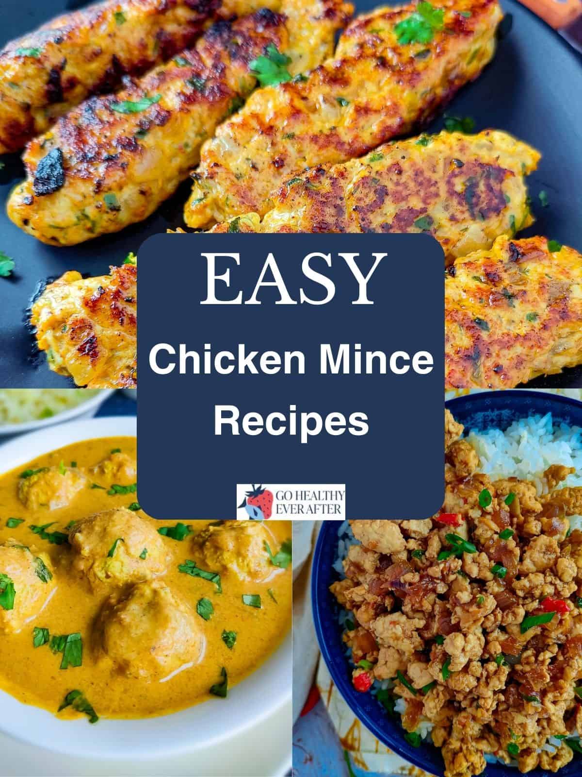 Easy minced chicken recipes: stir-fry, kebabs, and kofta curry.