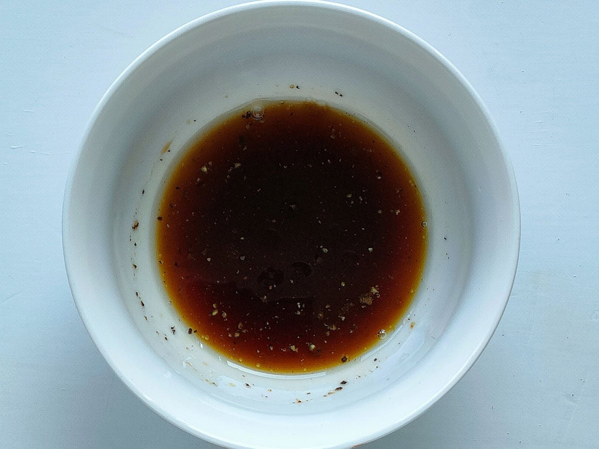 Sauce for chicken and string beans recipe.