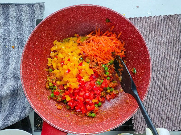 Easy Capsicum Rice For Beginners - Go Healthy Ever After