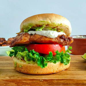 Wholesome Chipotle Chicken Sandwich with Easy Avocado Spread Wholesome Chipotle Chicken Sandwich with Easy Avocado Spread