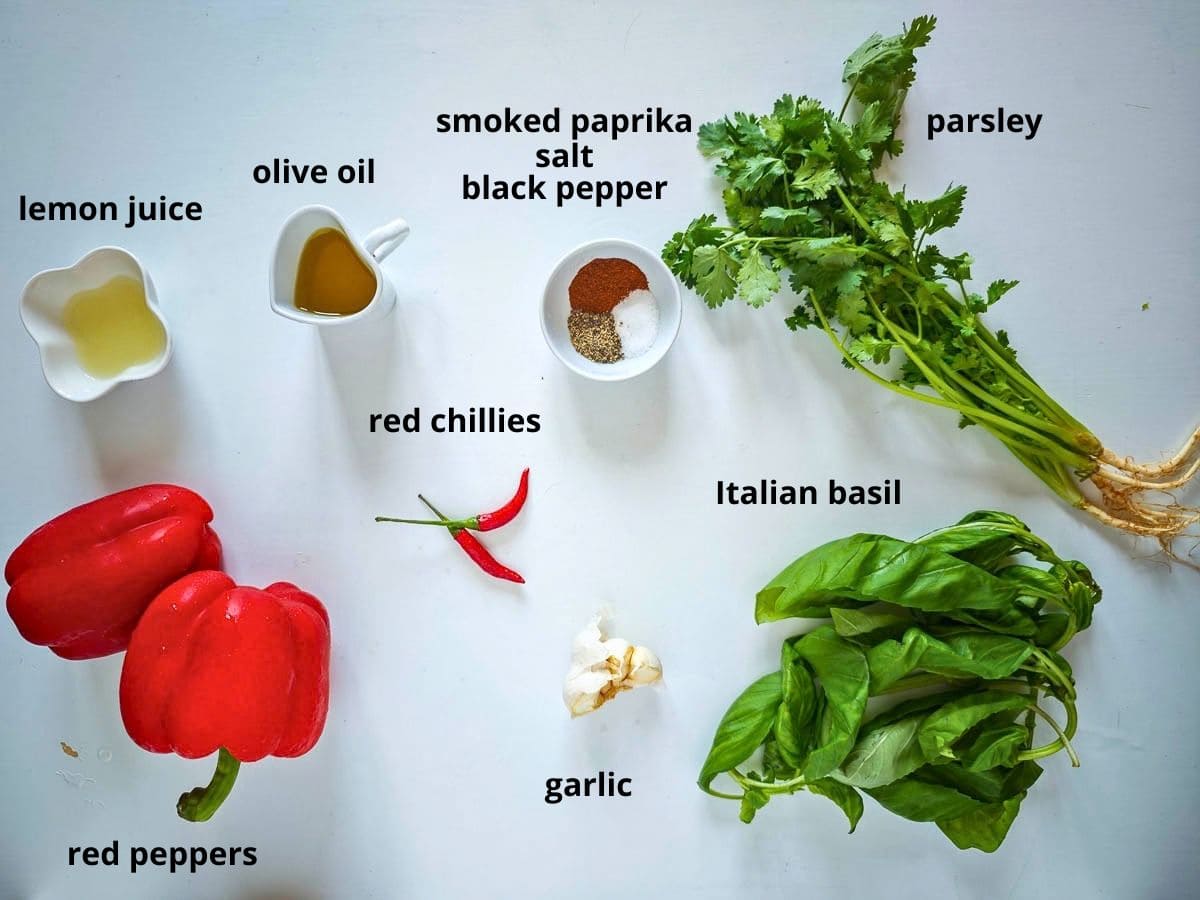 Easy Red Chimichurri Sauce with Roasted Peppers Easy Red Chimichurri Sauce with Roasted Peppers